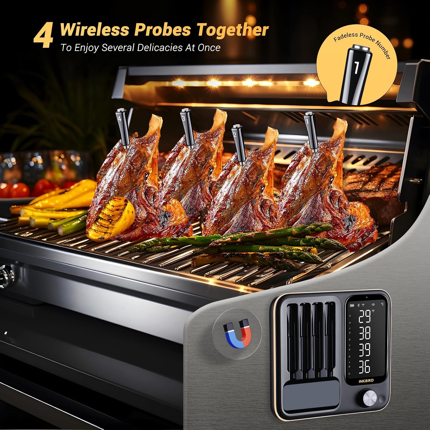 INKBIRD wireless meat thermometer set